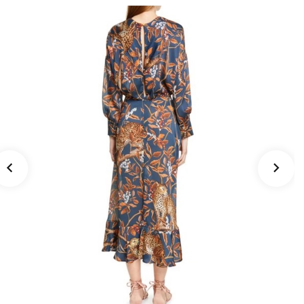 NWOT  Johanna Ortiz Elegant Floral Print Dress - Picture 8 of 16